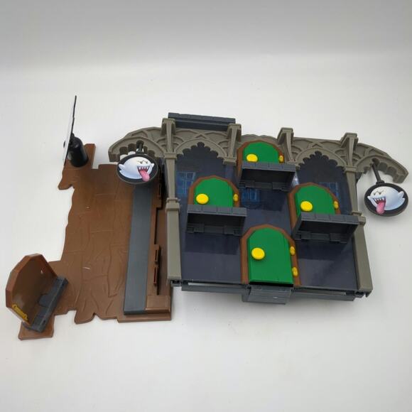 World of Nintendo Super Mario Deluxe Boo Mansion Playset 2020 JAKKS Pacific - Picture 6 of 7